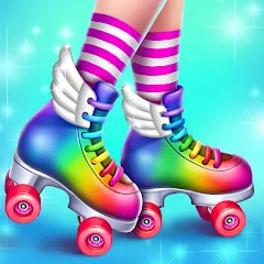 Взломанная Roller Skating Girls [MOD: безлимитные монеты и все уровни открыты] на Андроид
