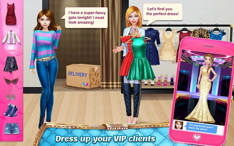 Скачать Stylist Girl: Make Me Fabulous [MOD: безлимитные деньги и открыты все уровни] — скриншот 2