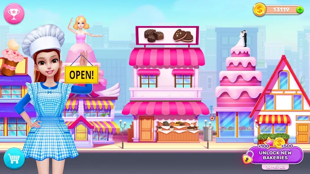 Скачать взлом My Bakery Empire: Bake a Cake [MOD: безлимитные деньги и ингредиенты] — скриншот 2