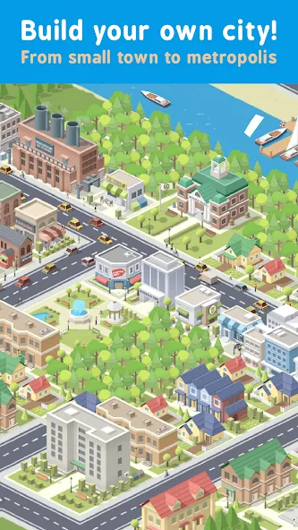 Скачать взлом Pocket City Free [MOD: безлимитные деньги и всё открыто] — скриншот 1