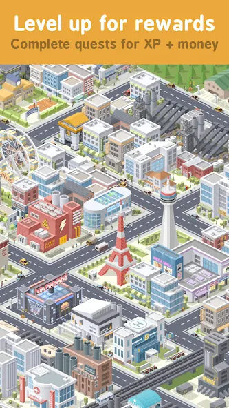 Скачать взлом Pocket City Free [MOD: безлимитные деньги и всё открыто] — скриншот 2