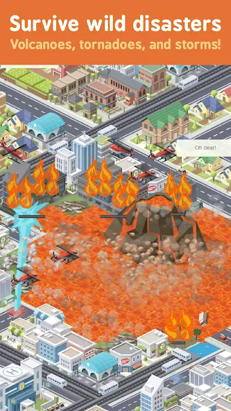 Скачать взлом Pocket City Free [MOD: безлимитные деньги и всё открыто] — скриншот 3