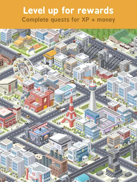 Скачать взлом Pocket City Free [MOD: безлимитные деньги и всё открыто] — скриншот 4
