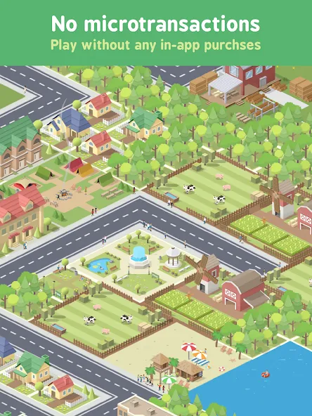 Скачать взлом Pocket City Free [MOD: безлимитные деньги и всё открыто] — скриншот 5