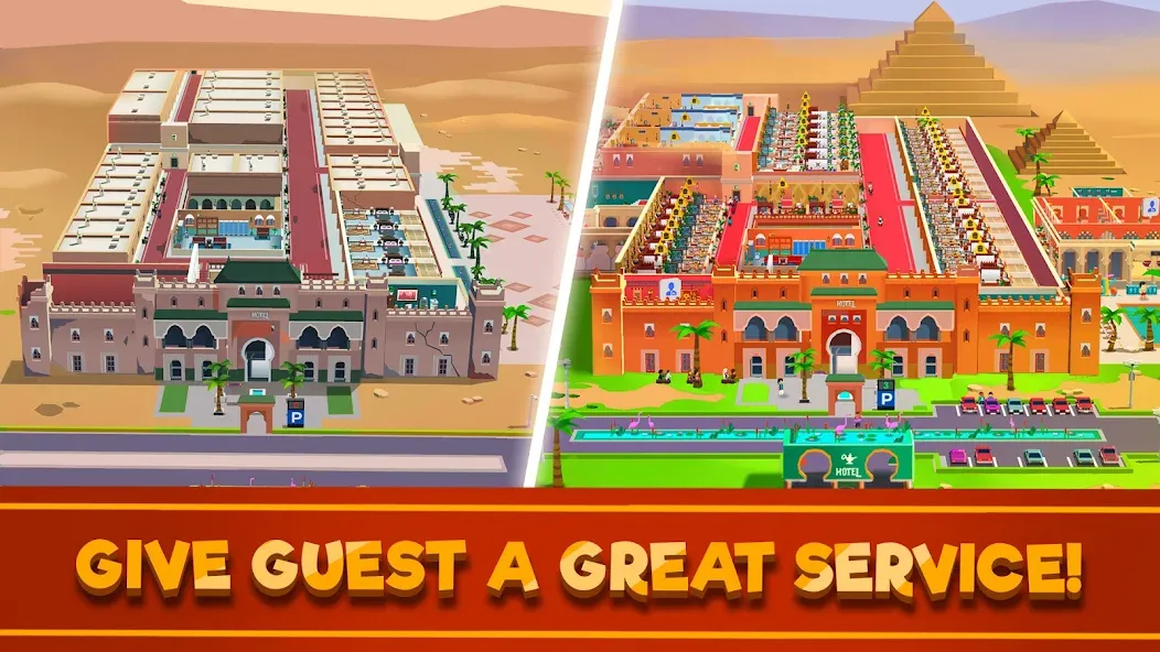 Hotel Empire Tycoon－Idle Game [MOD: безлимитные деньги и премиум функции] последняя версия — скриншот 4