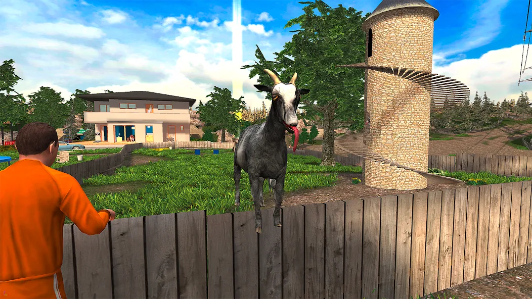 Goat Simulator [MOD: безлимитное здоровье и все козы открыты] — Скачать бесплатно (APK) — скриншот 1