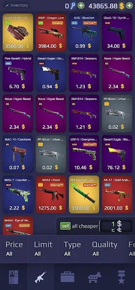 Case Royale cs2 and csgo cases [MOD: неограниченные монеты и редкие кейсы] (Бесплатно / APK) — скриншот 3