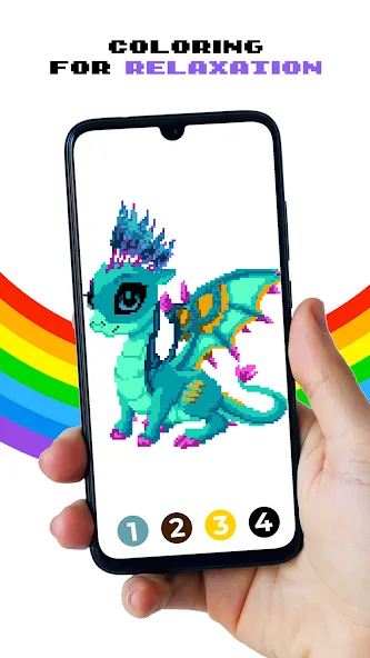 Скачать Pixel by Number™ - Pixel Art [MOD: разблокированы все раскраски и уровни] — скриншот 2