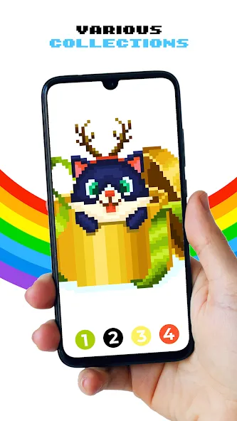 Скачать Pixel by Number™ - Pixel Art [MOD: разблокированы все раскраски и уровни] — скриншот 4