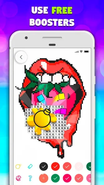 Pixel Art book・Color by number [MOD: бесконечные краски и все рисунки открыты] — Скачать бесплатно (APK) — скриншот 4