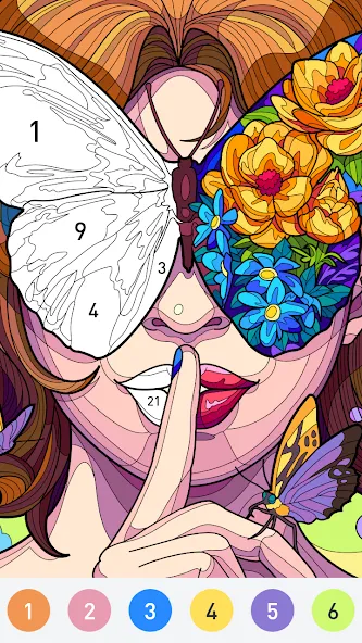 Скачать взлом Color Now - color by number [MOD: без рекламы и все цвета открыты] — скриншот 1