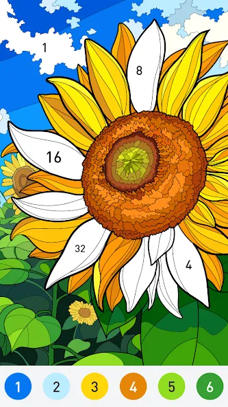 Скачать взлом Color Now - color by number [MOD: без рекламы и все цвета открыты] — скриншот 2