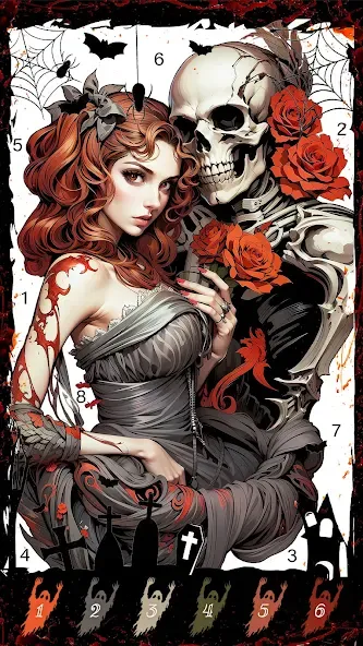 Death Park Coloring Games [MOD: разблокированы все раскраски и уровни] (Бесплатно / APK) — скриншот 2