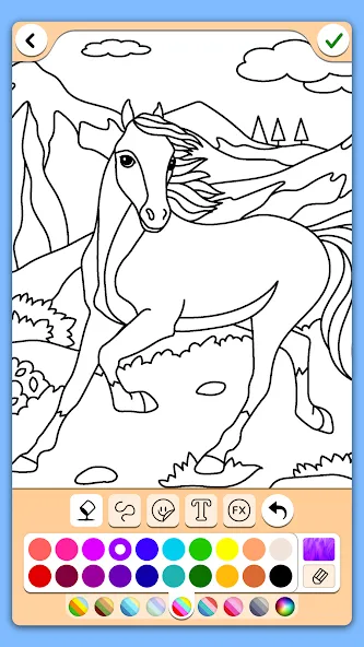 Coloring for girls and women [MOD: все раскраски и инструменты открыты] последняя версия — скриншот 2