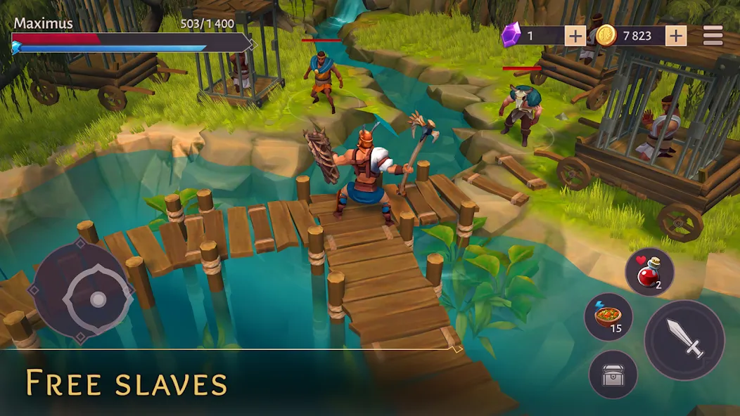 Gladiators: Survival in Rome [MOD: безлимитные деньги и ресурсы] последняя версия — скриншот 5