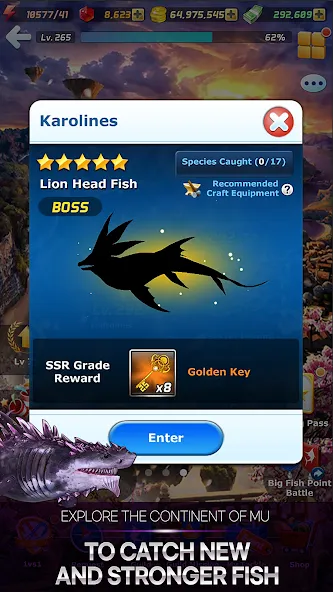 Ace Fishing: Wild Catch [MOD: безлимитные деньги и редкие снасти] (Бесплатно / APK) — скриншот 3
