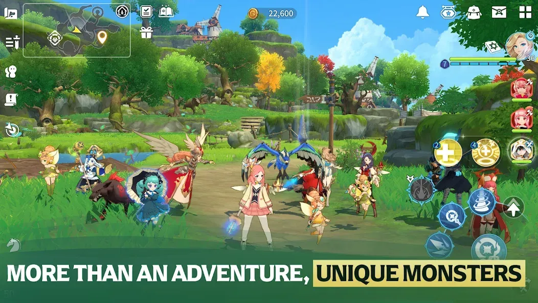 Summoners War: Chronicles [MOD: безлимитные ресурсы и усиленные персонажи] последняя версия — скриншот 4