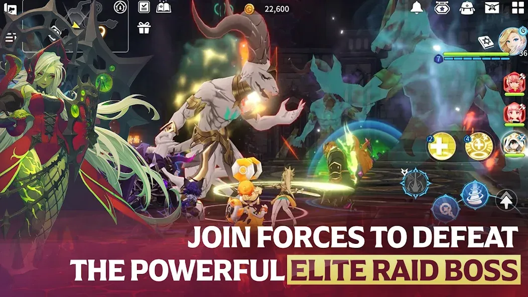 Summoners War: Chronicles [MOD: безлимитные ресурсы и усиленные персонажи] последняя версия — скриншот 5