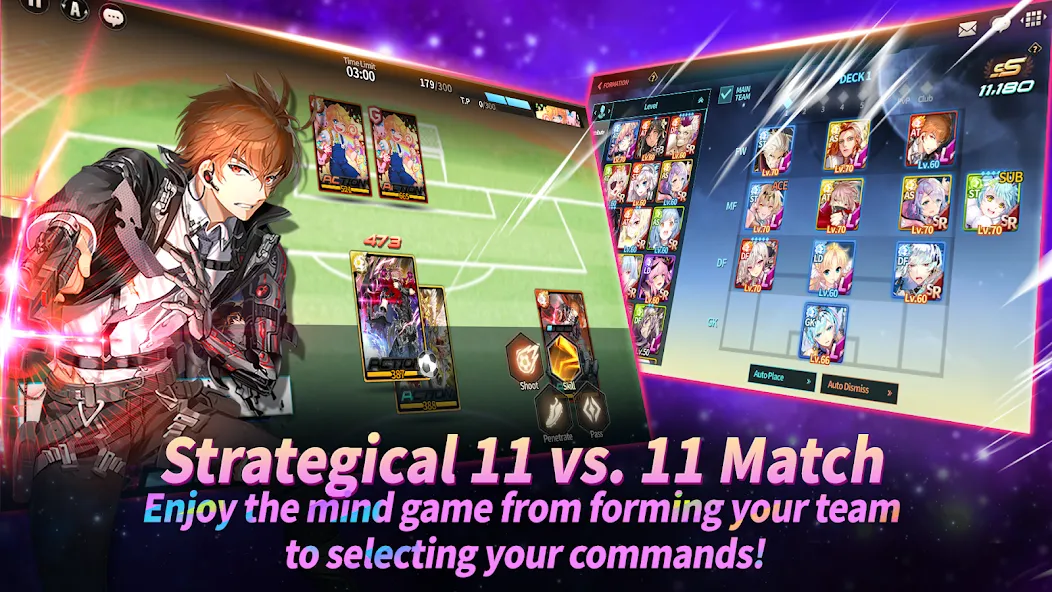 Soccer Spirits [MOD: безлимитные деньги и энергия] последняя версия — скриншот 2