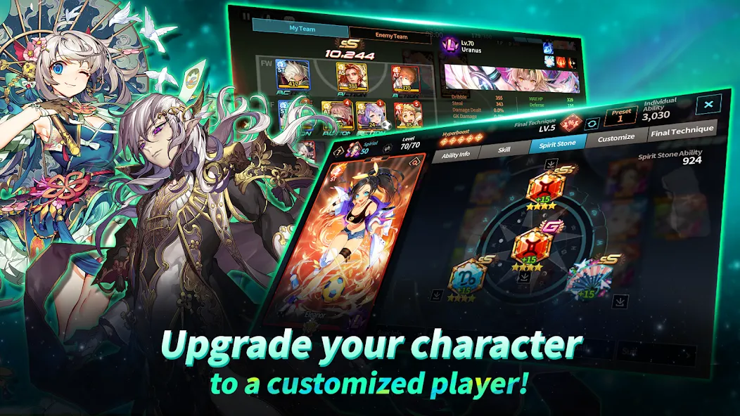 Soccer Spirits [MOD: безлимитные деньги и энергия] последняя версия — скриншот 3