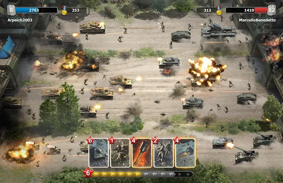 Скачать Trench Assault [MOD: безлимитные монеты и открыты уровни] — скриншот 1