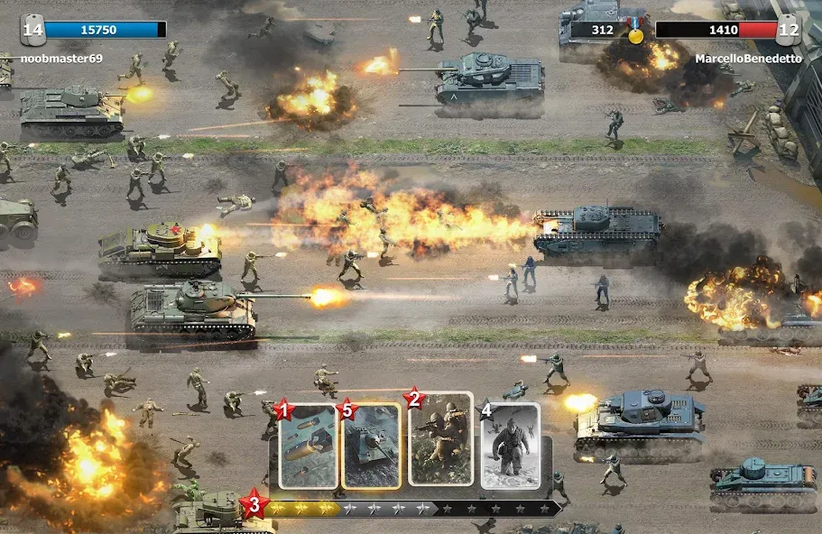 Скачать Trench Assault [MOD: безлимитные монеты и открыты уровни] — скриншот 3