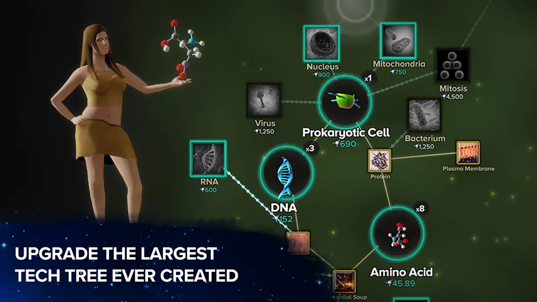 Cell to Singularity: Evolution [MOD: безлимитные ресурсы и ускоренная эволюция] (Бесплатно / APK) — скриншот 5