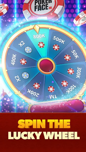 Poker Face: Texas Holdem Poker [MOD: безлимитные фишки и все функции открыты] (Бесплатно / APK) — скриншот 3