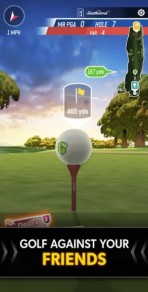PGA TOUR Golf Shootout [MOD: безлимитные деньги и энергия] на Андроид — скриншот 2