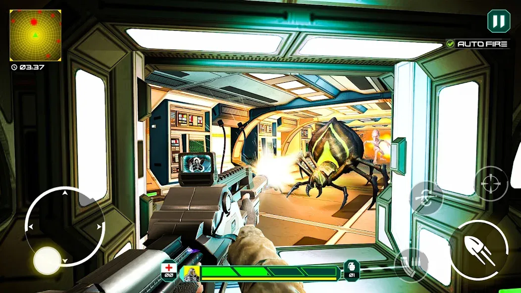 Скачать взлом Alien - Dead Space Alien Games [MOD: безлимитные ресурсы и оружие] — скриншот 5