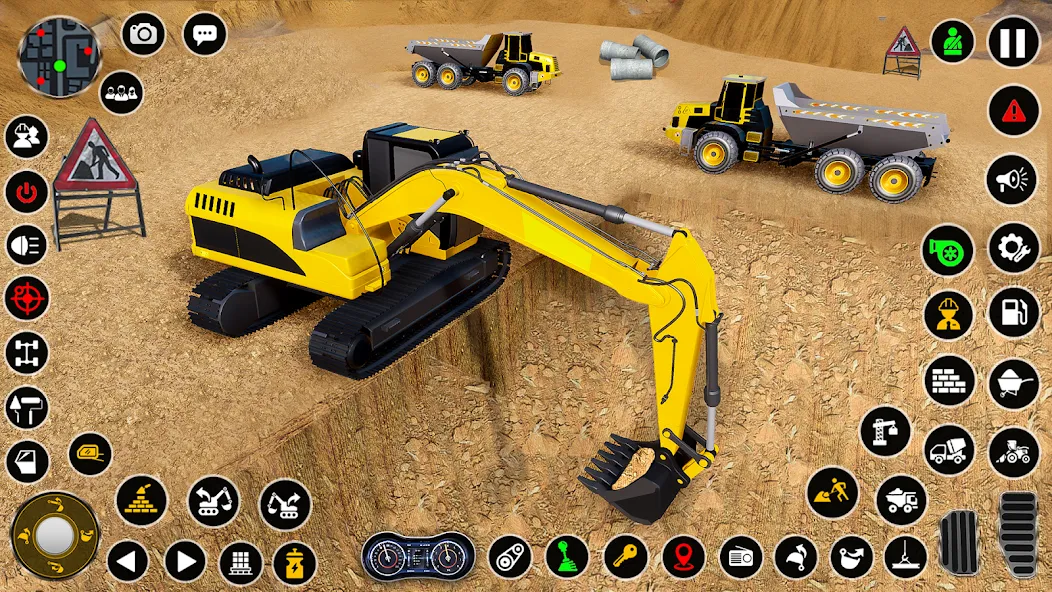 Construction Dump Truck Game [MOD: безлимитные деньги и топливо] — Скачать бесплатно (APK) — скриншот 1