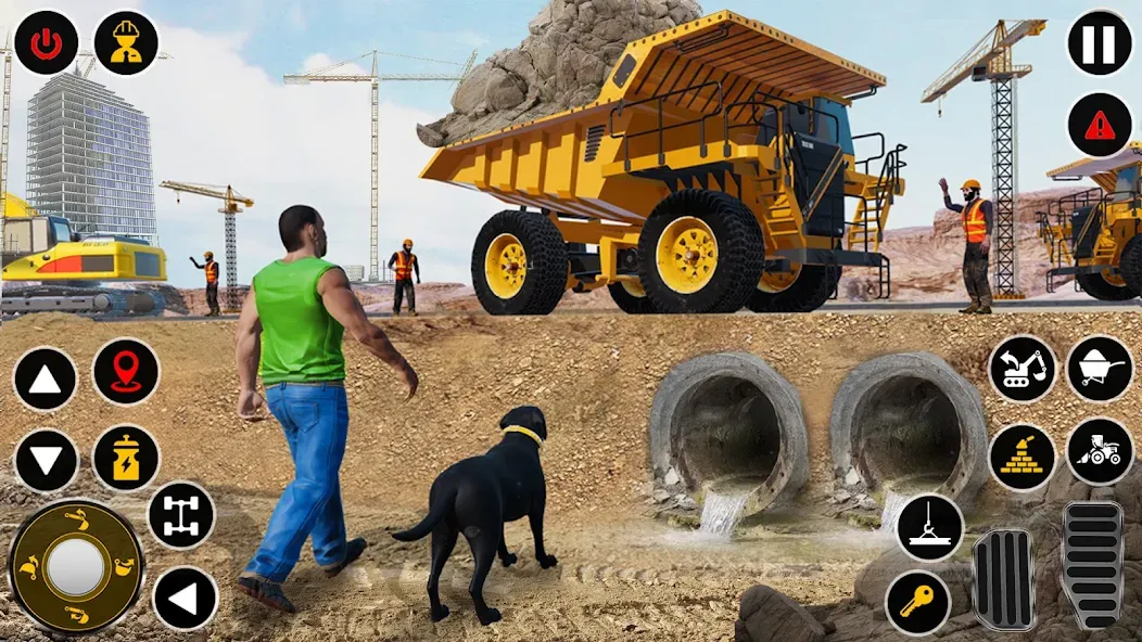 Construction Dump Truck Game [MOD: безлимитные деньги и топливо] — Скачать бесплатно (APK) — скриншот 3