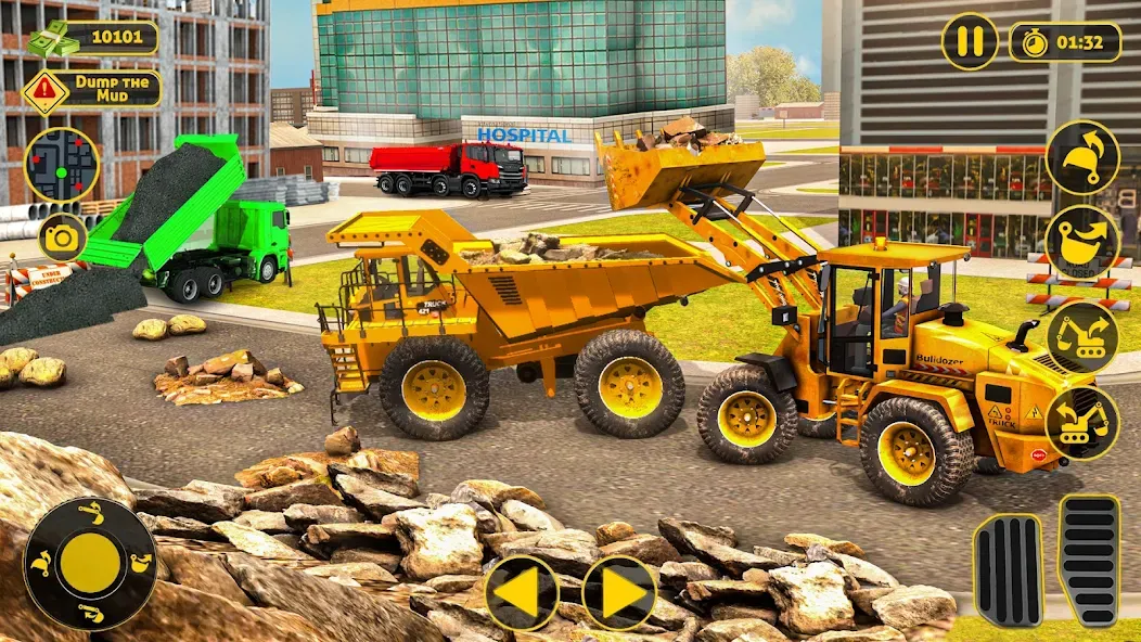 Construction Dump Truck Game [MOD: безлимитные деньги и топливо] — Скачать бесплатно (APK) — скриншот 4