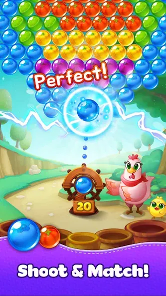 Скачать Bubble CoCo : Bubble Shooter [MOD: безлимитные жизни и монеты] на телефон — скриншот 1