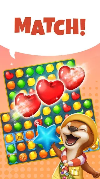 Скачать Aqua Blast: Match 3 Puzzle [MOD: безлимитные жизни и подсказки] — скриншот 1