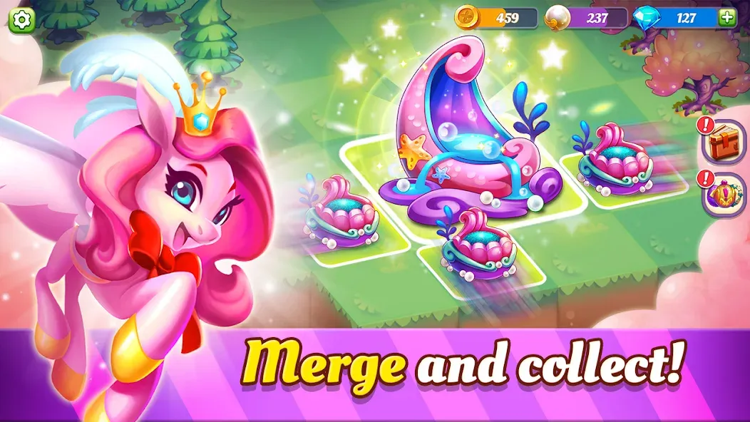 Wonder Merge - Match 3 Puzzle [MOD: безлимитные монеты и жизни] — Скачать бесплатно (APK) — скриншот 1