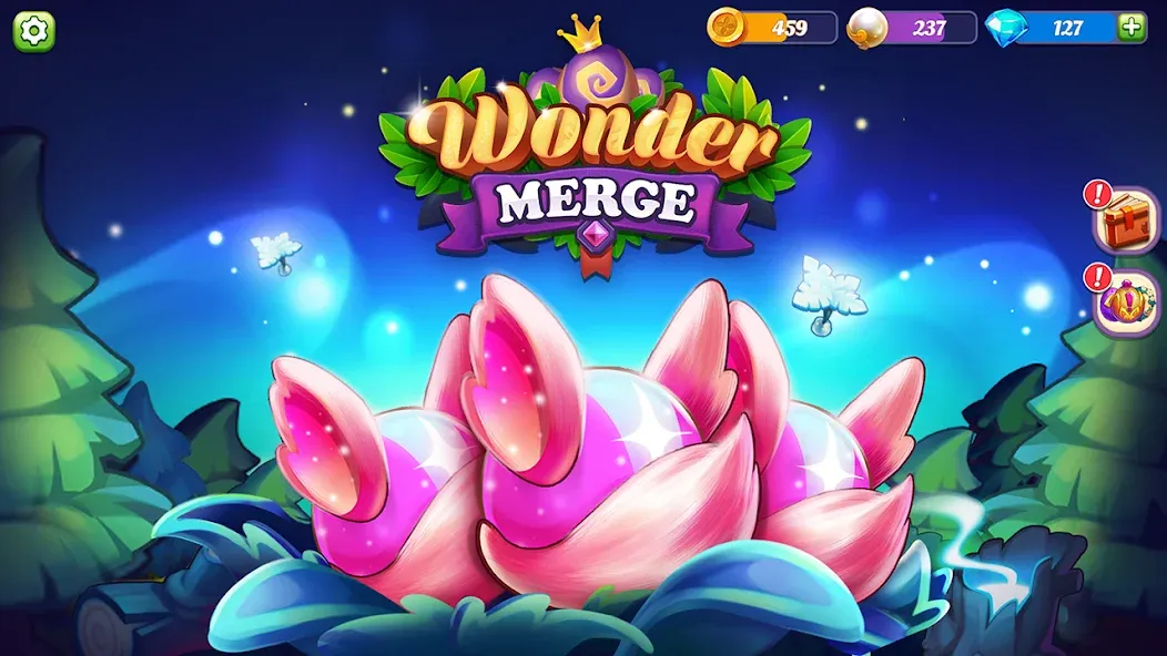 Wonder Merge - Match 3 Puzzle [MOD: безлимитные монеты и жизни] — Скачать бесплатно (APK) — скриншот 3