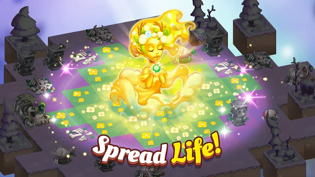 Wonder Merge - Match 3 Puzzle [MOD: безлимитные монеты и жизни] — Скачать бесплатно (APK) — скриншот 4