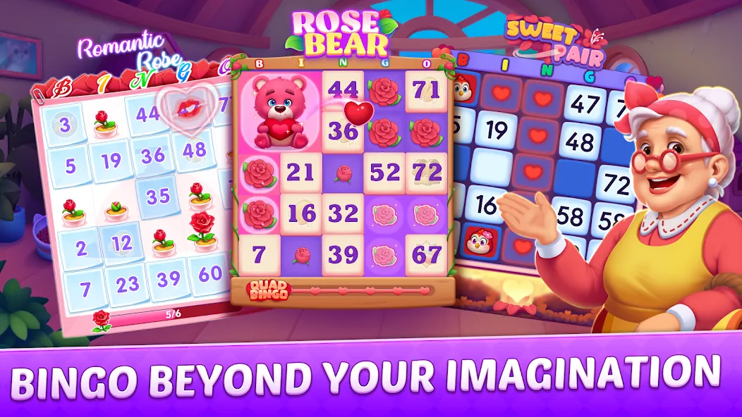 Bingo Frenzy®-Live Bingo Games [MOD: безлимитные билеты и бонусы] на Андроид — скриншот 3