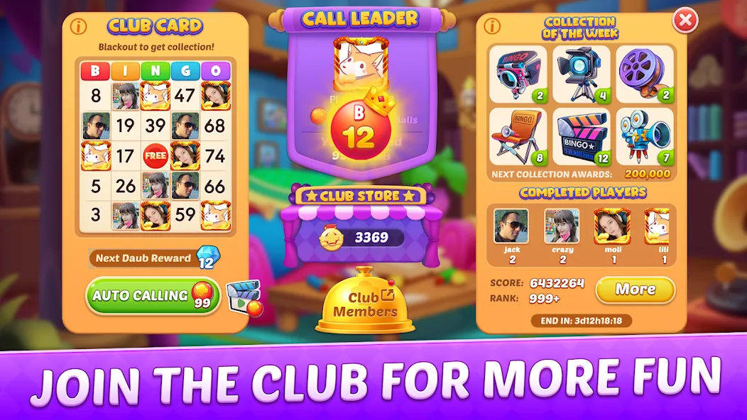 Bingo Frenzy®-Live Bingo Games [MOD: безлимитные билеты и бонусы] на Андроид — скриншот 5