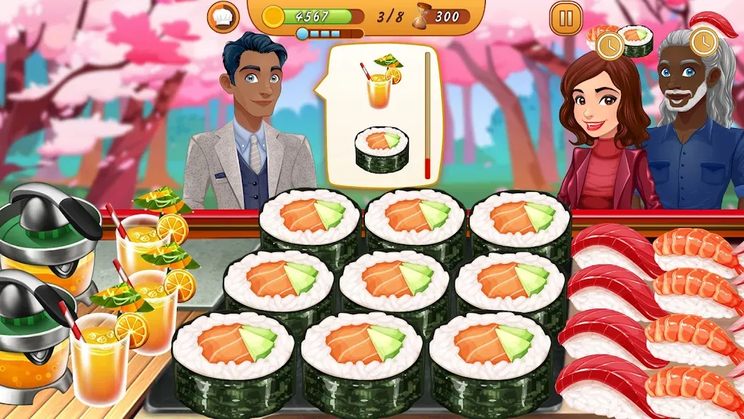 Cooking Team: Restaurant Games [MOD: безлимитные монеты и энергия] — Скачать бесплатно (APK) — скриншот 3