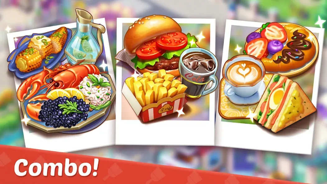 Cooking Town - Restaurant Game [MOD: безлимитные монеты и все рецепты] на Андроид — скриншот 4
