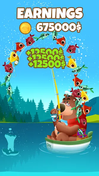 Go Fishing - by Coolmath Games [MOD: безлимитные деньги и улов] (Бесплатно / APK) — скриншот 2