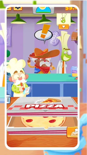 Pizza Maker - Cooking Games [MOD: безлимитные деньги и все рецепты] (Бесплатно / APK) — скриншот 3