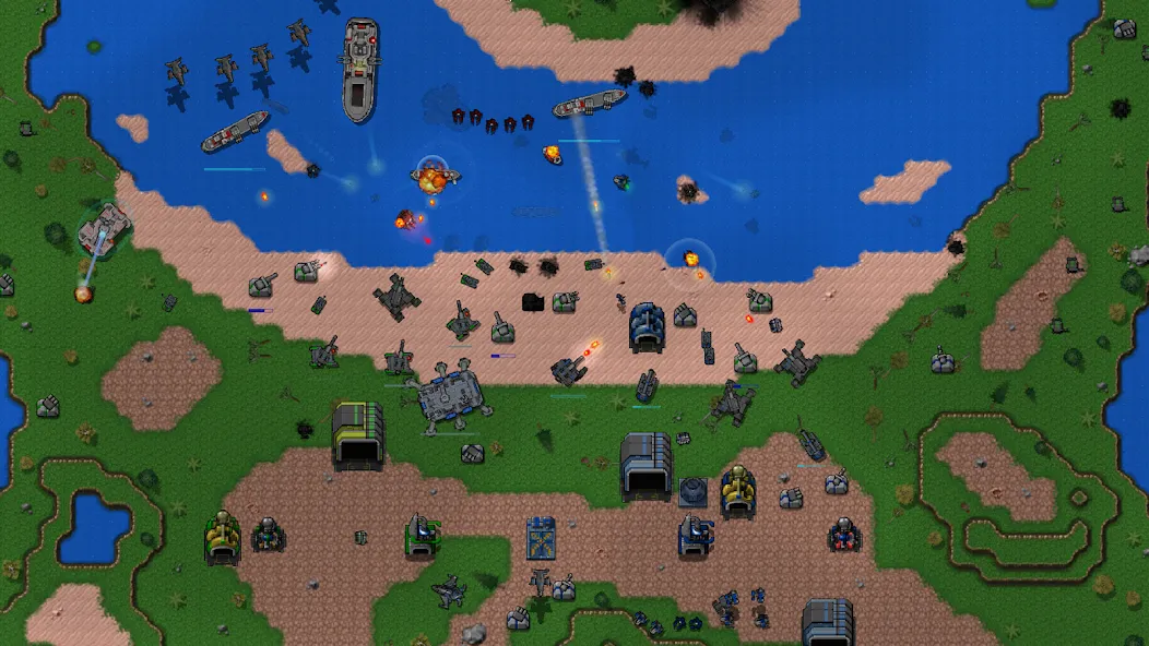 Скачать взлом Rusted Warfare - Demo [MOD: демо-версия стратегии в реальном времени] — скриншот 2