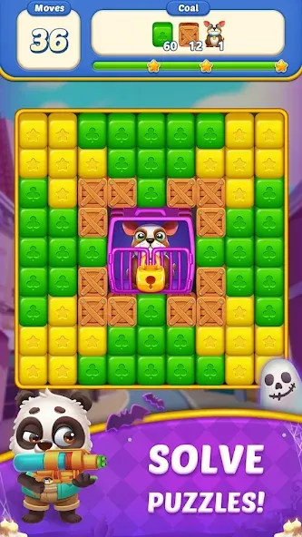 Cube Blast Journey: Toon & Toy [MOD: безлимитные монеты и все уровни] — Скачать бесплатно (APK) — скриншот 4