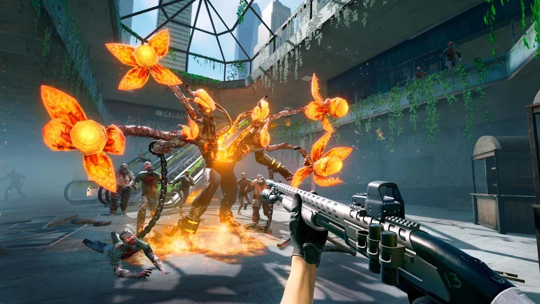 Zombie Fire 3D: Offline Game [MOD: безлимитные монеты и патроны] последняя версия — скриншот 5