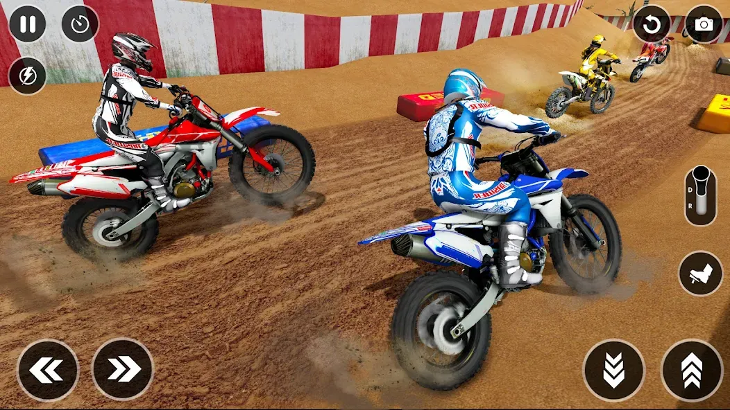 Скачать Mountain Dirt Bike Champions [MOD: безлимитные деньги и топливо] на телефон — скриншот 1