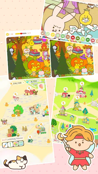Color Town: My Lovely World [MOD: безлимитные монеты и открыты предметы] на Андроид — скриншот 1