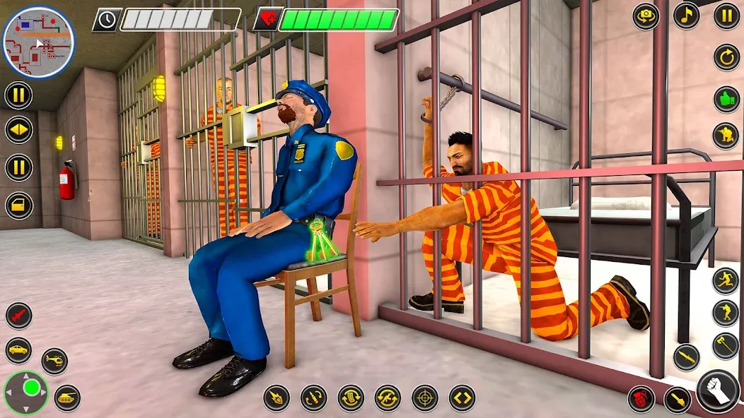 Скачать Grand Jail Prison: Escape Game [MOD: побег из тюрьмы без ограничений] на телефон — скриншот 1